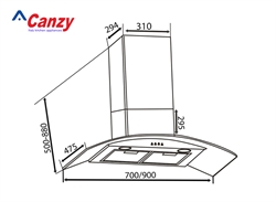 Đánh giá máy hút mùi canzy cz 3470 có tốt không?