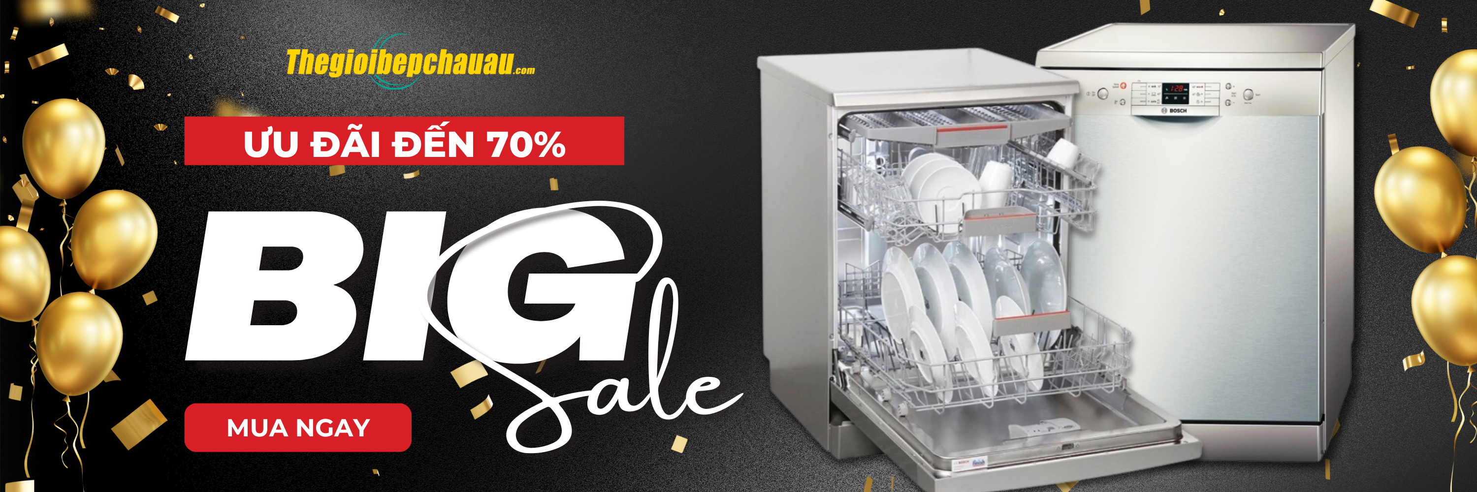 ƯU ĐÃI LÊN ĐẾN 70% KHI MUA MÁY RỬA BÁT