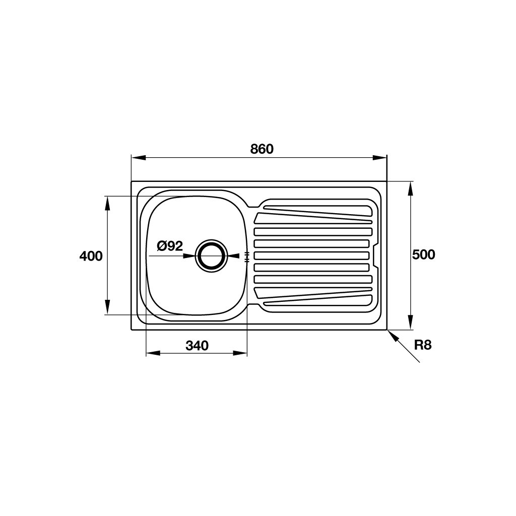 Chậu rửa Hafele S8248