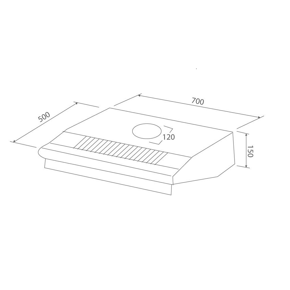 Máy hút mùi MALLOCA F870 W