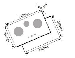 Bếp gas âm Latino LA-333SS