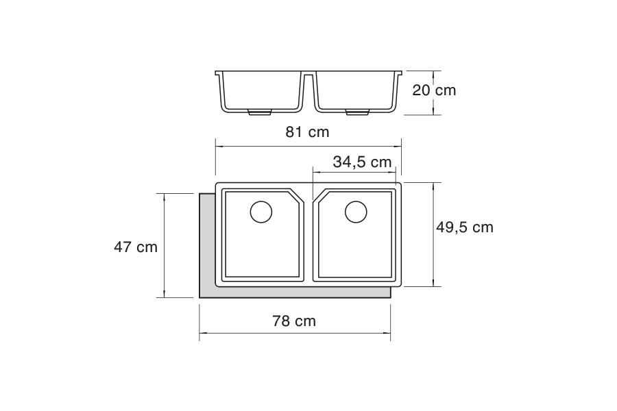 Chậu Rửa Cata FRS 2 SV