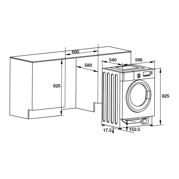 Máy giặt Hafele HW-B60A