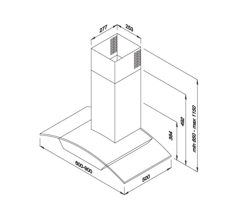 Máy hút mùi Malloca Sigma-K820T