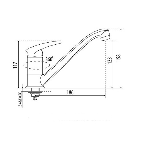 Vòi rửa Malloca K 104