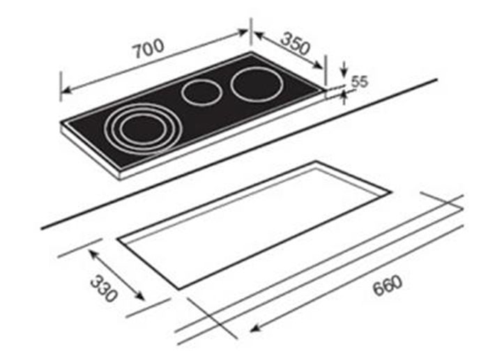 Bếp điện TEKA TR 70 HZ