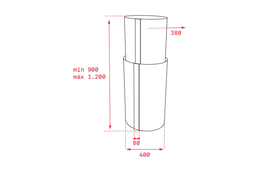 Máy hút mùi đảo Teka CC 40