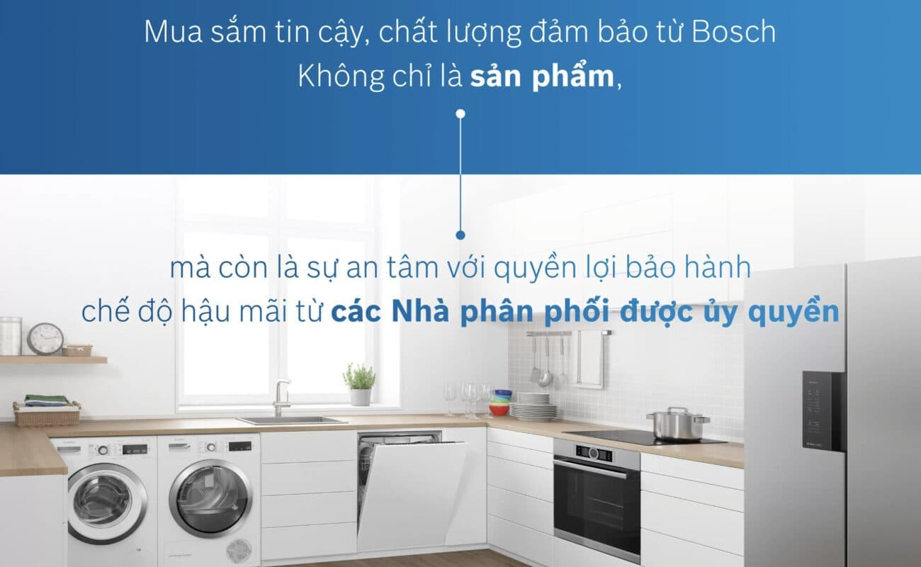 Chính sách bảo hành bếp từ bosch: hính hãng, minh bạch, lâu dài