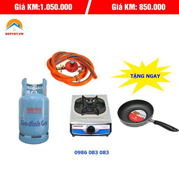 Bộ bếp gas đơn giá rẻ