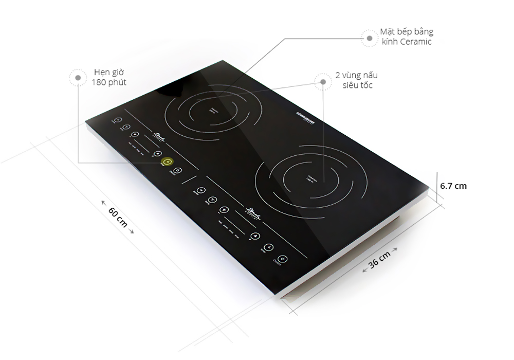 Bếp từ Rommelsbacher CT 3410-IN