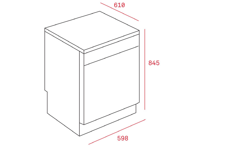 Máy rửa bát Teka LP8 820