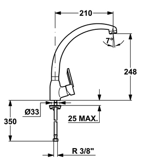 Vòi rửa TEKA MF2